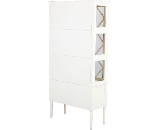 Display cabinet  BIANCA 78x35xH162cm, antique white Новинки Для дома и сада 