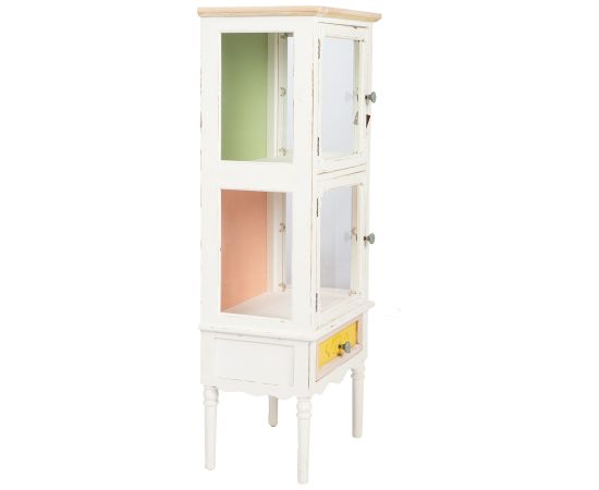 Display cabinet  BIANCA 51x35xH129cm, antique white Новинки Для дома и сада 