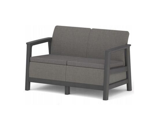 Keter Dārza dīvāns divvietīgs Scandi Linea 2 Seater Sofa pelēks Jaunumi -Dārzam