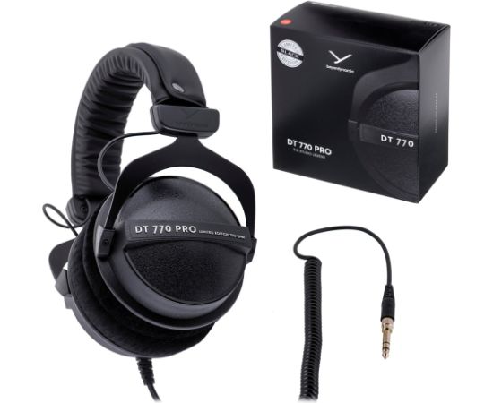 Beyerdynamic DT 770 PRO 250 OHM Black Limited Edition - closed studio headphones Jaunumi - Audio-Video