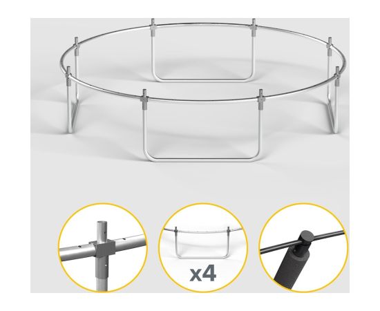REBEL ACTIVE TRAMPOLINE PRO 8FT/244CM Батуты и аксессуары
