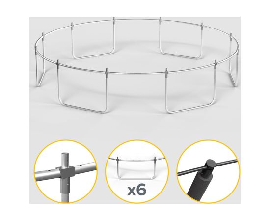 REBEL ACTIVE TRAMPOLINE PRO 14FT/427CM Батуты и аксессуары