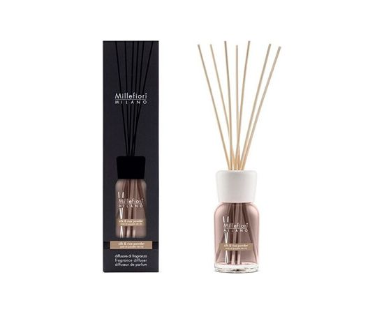 Millefiori Natural Silk & Rice Powder Diffuser - Aroma difuzér 100ml Smaržas - NESAKĀRTOTS