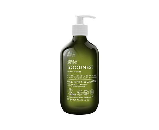 Baylis & Harding Goodness Awaken Body Milk ( Limetka, Máta & Eukalyptus ) - Tělové mléko 500ml Косметика для тела
