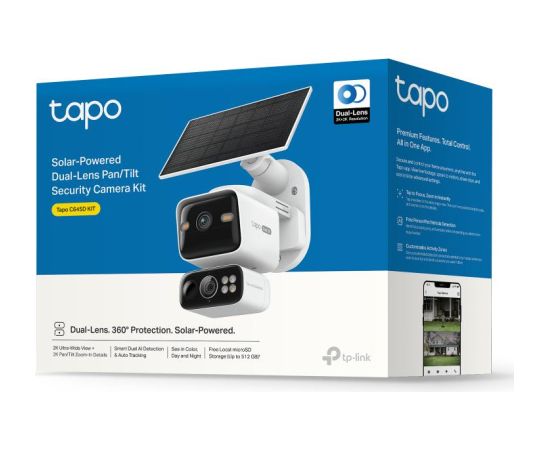 WRL CAMERA PAN/TILT/DUAL TAPO C645D KIT TP-LINK Video novērošanas kameras