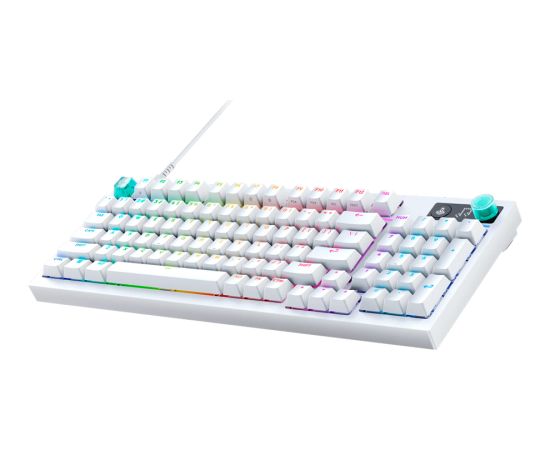 LOGITECH G316 X 98 Wired Gaming Keyboard - WHITE - US INT'L - USB - EMEA28i - 935 - TACTILE Klaviatūras