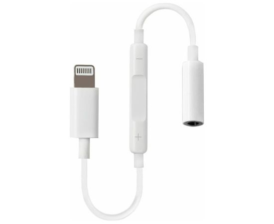 RoGer Adapter 3.5 mm white на Lightning Аудио Адаптер + Регулятор громкости для Apple Белый Дата USB-кабели