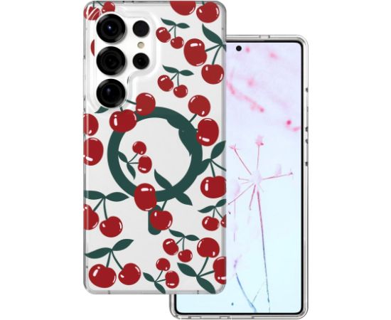 Mocco Cherry Mag Back Case Aizmugurējais apvalks priekš Samsung Galaxy S25 Ultra Neoriģinālie Maciņi