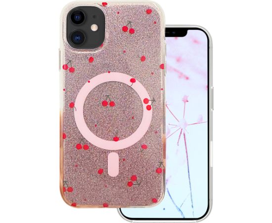 Mocco Cherry Mag Back Case Aizmugurējais apvalks priekš Apple iPhone 11 Neoriģinālie Maciņi