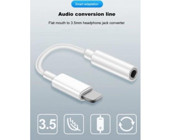 Mocco 3.5 mm uz Lightning Audio Adapteris priekš Apple Data USB kabeļi