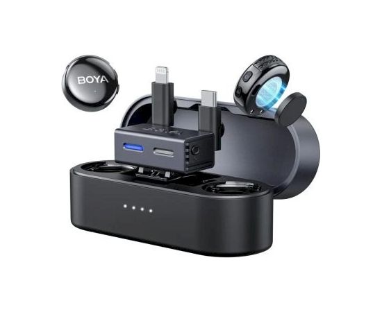 Boya Boyalink 3-01 Bezvadu mikrofons 2.4 GHz / Type-C / Lightning Austiņas