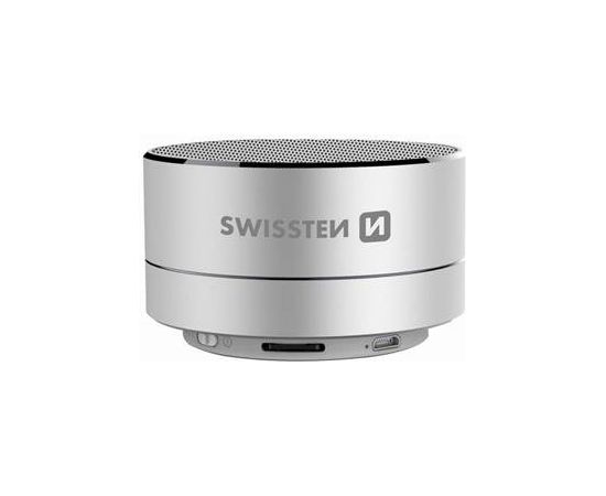 Swissten Bluetooth Bezvadu Skaļrunis ar Micro SD / Telefona Zvana Funkcija / Metāla Korpus / 3W Bezvadu skaļruņi