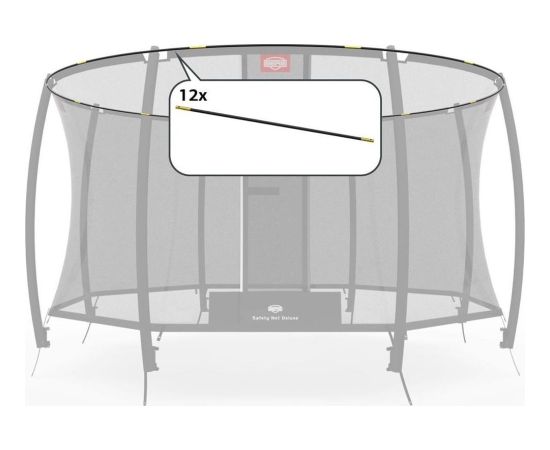 Berg Drošības tīkls Deluxe - telts caurules 380 (12,5 pēdas) Батуты и аксессуары