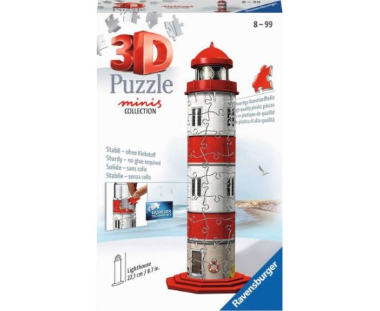Ravensburger 3D Puzzle Mini Lighthouse (54 pieces) (4005556112739) Puzles