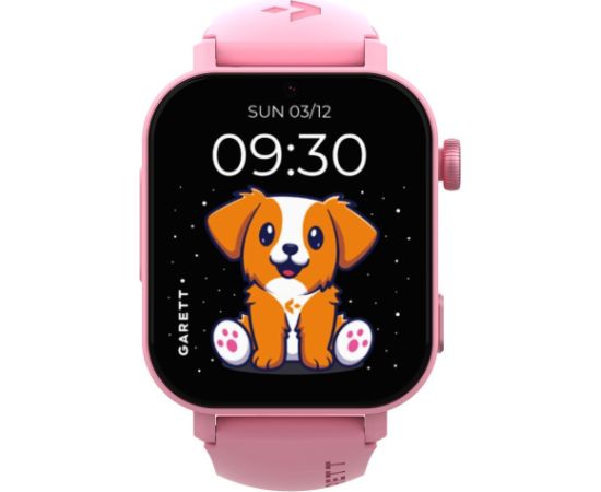 Išmanusis laikrodis vaikams su lietuvišku meniu Garett Kids Rel 4G Pink Rokas pulksteņi 
