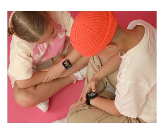 Išmanusis laikrodis vaikams su lietuvišku meniu Garett Kids Rel 4G Pink Rokas pulksteņi 