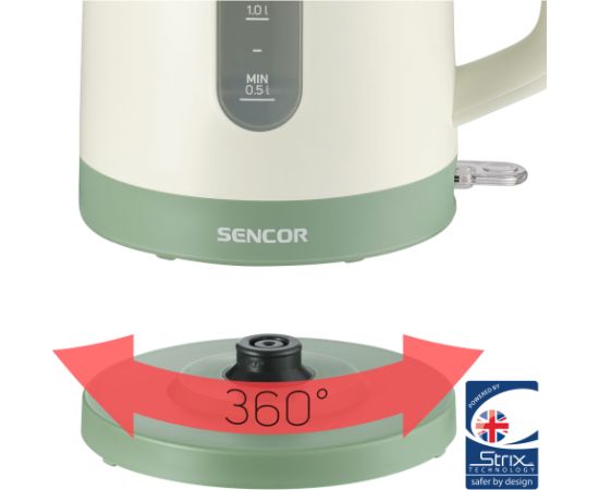 Water kettle Sencor, green Tējkannas (elektriskās)