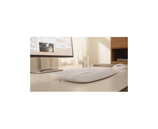 Perifērijas komplekts Logitech Signature Comfort Plus Combo MK880 Off White Klaviatūras