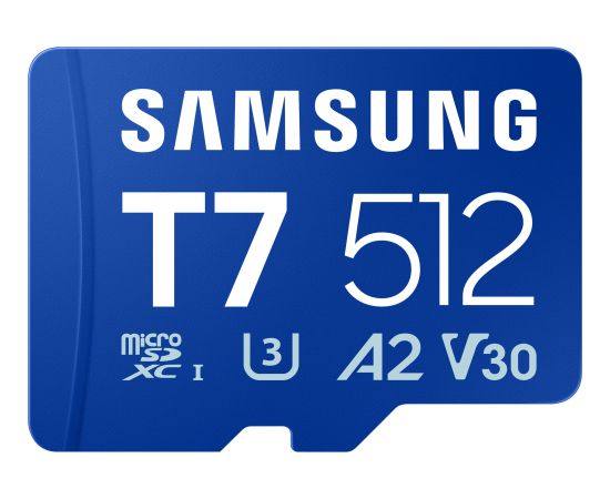 Samsung T7 microSDXC 512GB (blue) Jaunumi - Datori
