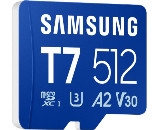 Samsung T7 microSDXC 512GB (blue) Jaunumi - Datori