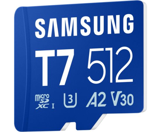 Samsung T7 microSDXC 512GB (blue) Jaunumi - Datori