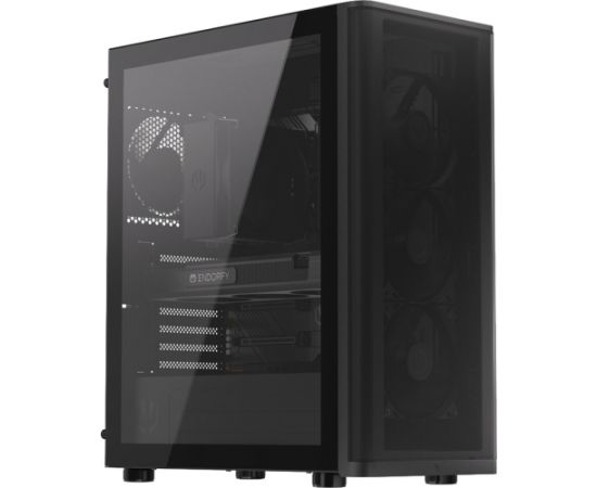 ENDORFY Ventum 400 Air (black, tempered glass) Datoru korpusi