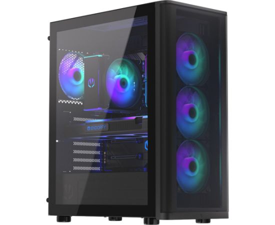 ENDORFY Ventum 400 ARGB (black, tempered glass) Корпуса