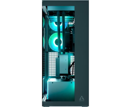 Arctic Xtender VG (black, tempered glass x 2, clear glass) Datoru korpusi