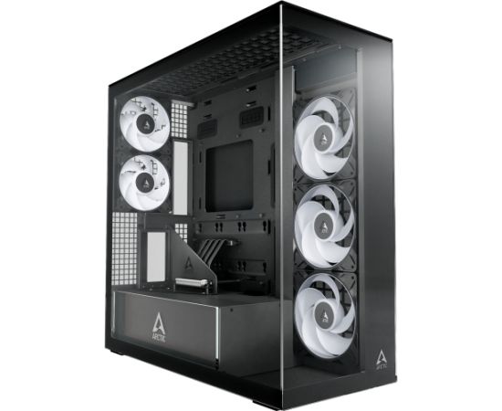 Arctic Xtender VG (black, tempered glass x 2, clear glass) Datoru korpusi