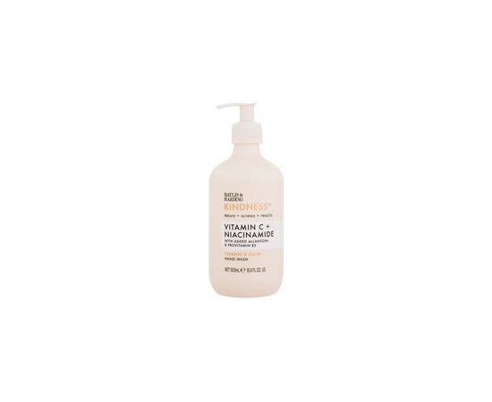 Baylis & Harding Kindness+ Vitamin C + Niacinamide Cleanse & Glow Hand Wash - Tekuté mýdlo na ruce pro rozjasněnou a pružnou pokožku 500ml Ķermeņa kosmētika