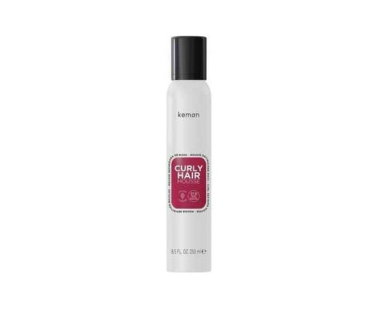 Kemon Curly Hair Mousse - Pěnové tužidlo pro kudrnaté vlasy 250ml Matu kopšana