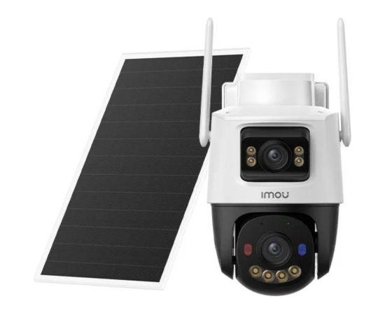 Imou Dual 10MP (5MP+5MP) IP camera with 2.4GHz WiFi+4G solar panel Video novērošanas kameras