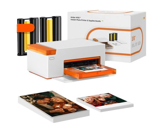 Liene Amber M110 4x6" Portable Photo Printer with 60 sheets of 4x6" photo paper Foto printeri