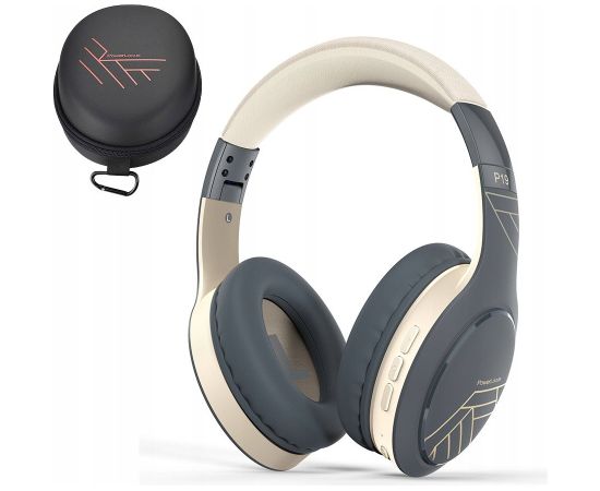Austiņas PowerLocus Bluetooth Headphones P19 Asphalt Grey Jaunumi - Datori