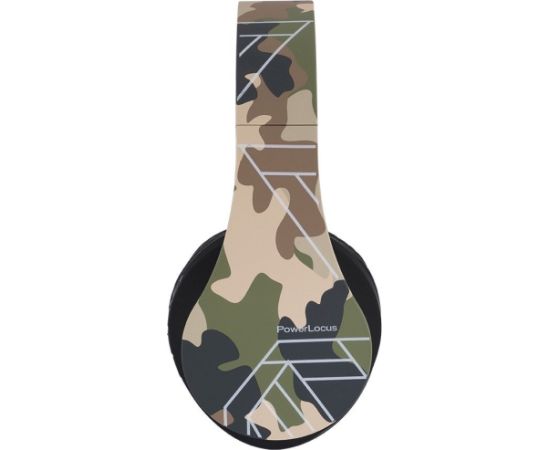 Austiņas PowerLocus Bluetooth Headphones P2 Kids Camouflage Jaunumi - Datori