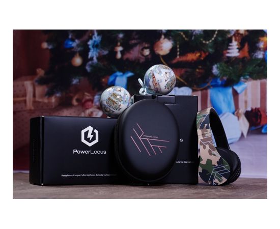 Austiņas PowerLocus Bluetooth Headphones P2 Kids Camouflage Jaunumi - Datori