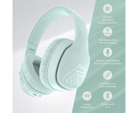Austiņas PowerLocus Bluetooth Headphones P7 Mint Jaunumi - Datori