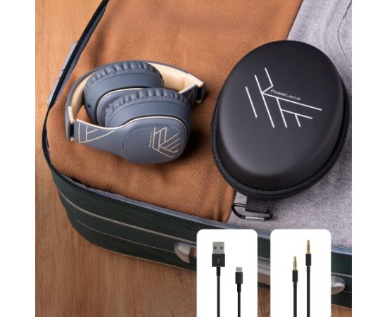 Austiņas PowerLocus Bluetooth Headphones P7 Asphalt Grey Jaunumi - Datori