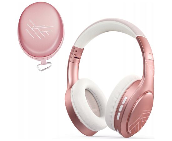 Austiņas PowerLocus Bluetooth Headphones P19 Rose Gold Jaunumi - Datori