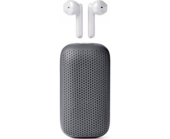 Austiņas Lexon Speakerbuds Wireless Bluetooth Speaker Headphones Gray/Grey LA127G Jaunumi - Datori
