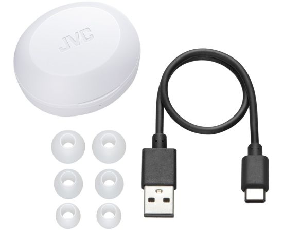 Austiņas JVC HA-A5T-WN-E, True Wireless Stereo (TWS), Calls/Music, 20 - 20000 Hz, Headset, White Jaunumi - Datori