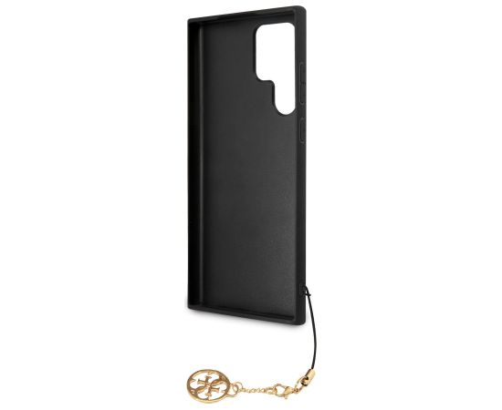 Guess 4G Charm Case Aizsargapvalks priekš Samsung Galaxy S24 Ultra / pelēks Neoriģinālie Maciņi