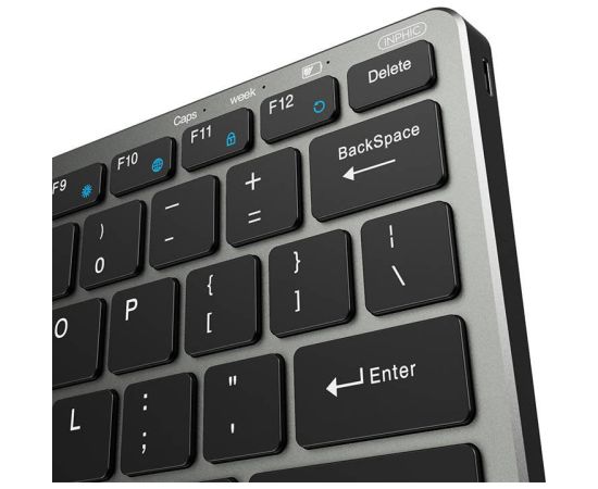 Inphic V780B Bluetooth клавиатура Серебряный Другие аксессуары для планшетов