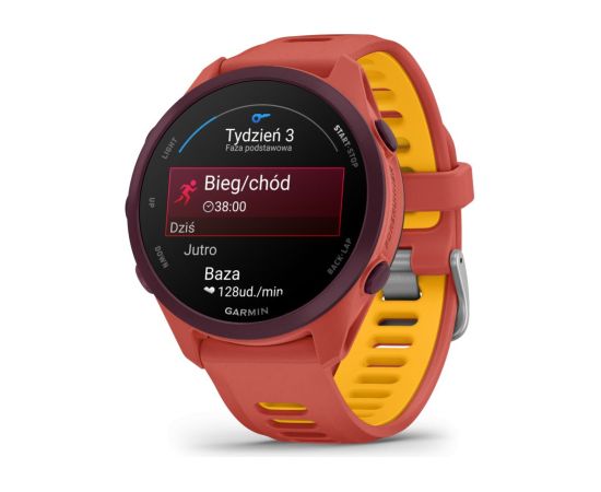Garmin   Forerunner 170 Music, Red Pink with Red Pink/Mango Band Smart-Watch Pulksteņi