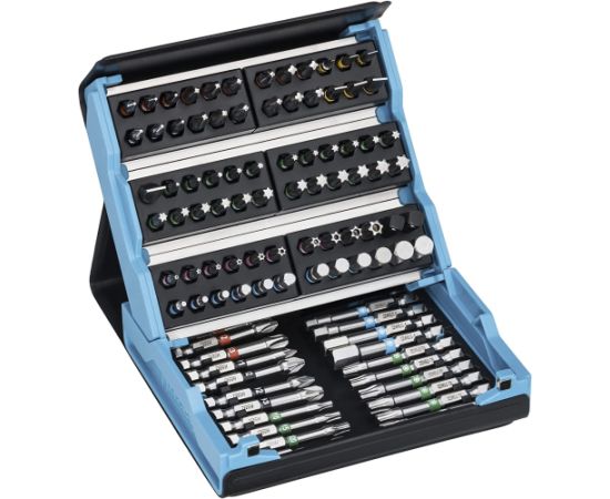 Hazet SmartCase bit set 2200SC-3, 96 pieces (black/blue, 1/4 ) Новинки Для дома и сада 
