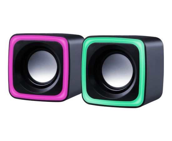 DEFENDER SOLAR 7 2.0 6W LED USB SPEAKERS 65117 Aудио-видео