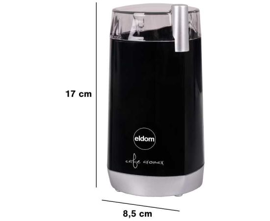ELDOM MK40 Coffee Grinder Black Dzirnaviņas