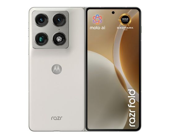 Motorola razr fold 20.6 cm (8.09") Dual SIM Android 16.0 5G USB Type-C 16 GB 512 GB 6000 mAh White Mobilie telefoni