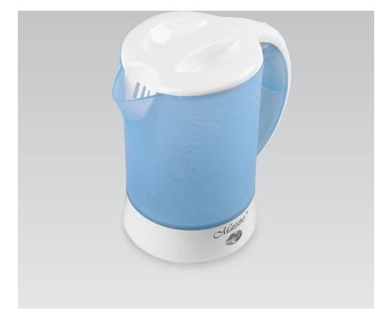 Feel-Maestro MR010 electric kettle 0.6 L Blue, White 600 W Tējkannas (elektriskās)