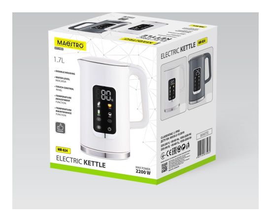 Maestro MR-024-GREY electric kettle Tējkannas (elektriskās)